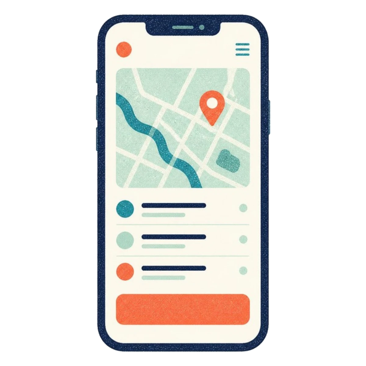 iPhone apps illustration